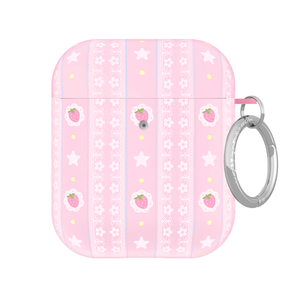 Strawberry Macaron AirPod Case