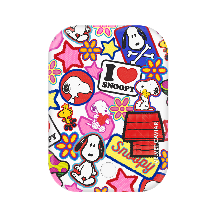 Snoopy Patchwork MagSafe Battery Power Pack