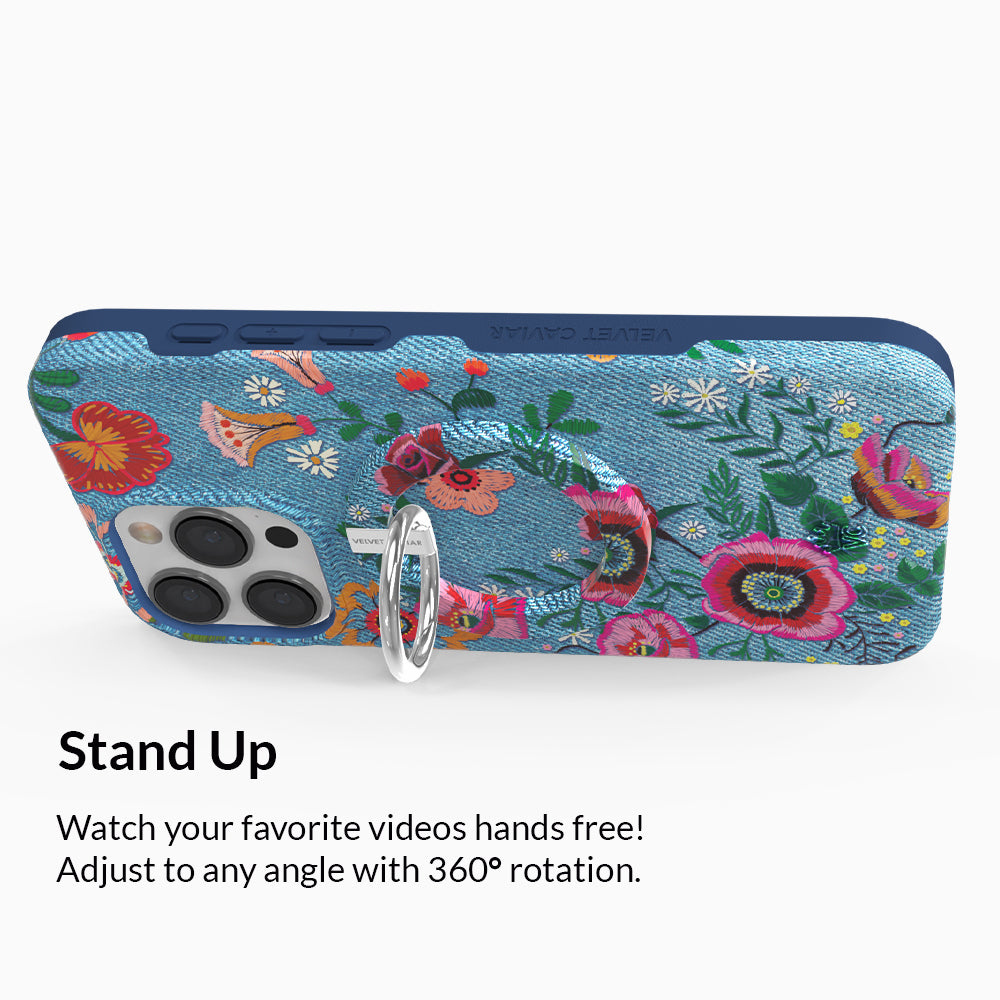 Groovy Floral MagSafe Grip Ring - Thumbnail 3