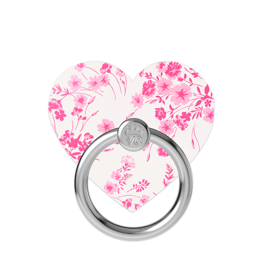 French Rose Floral Phone Ring