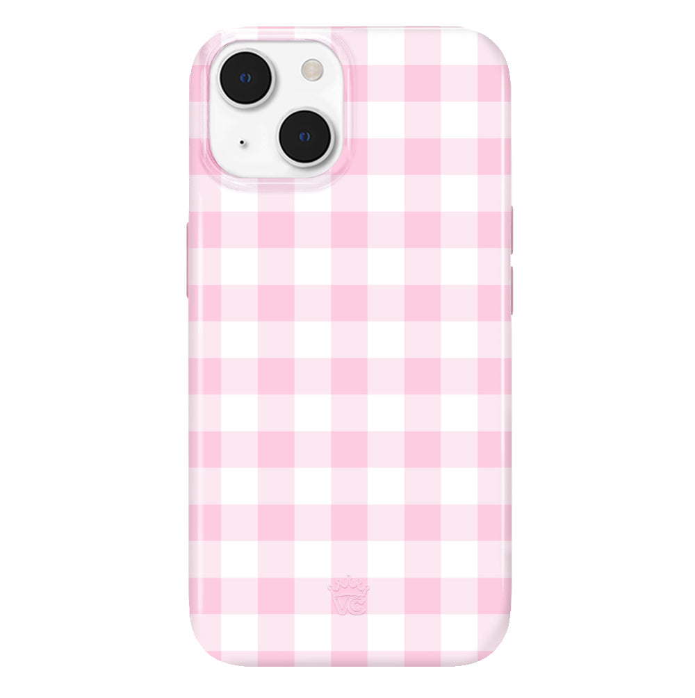 Baby Pink Gingham iPhone Case Baby Pink Gingham iPhone Case