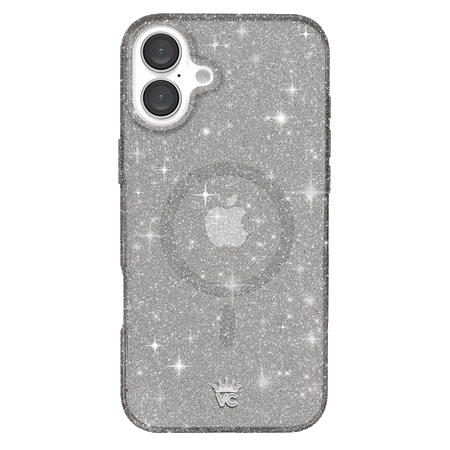 Society6 iPhone5用 Glitter Stripe グリッターストライプ Grey Stardust Glitter iPhone Case