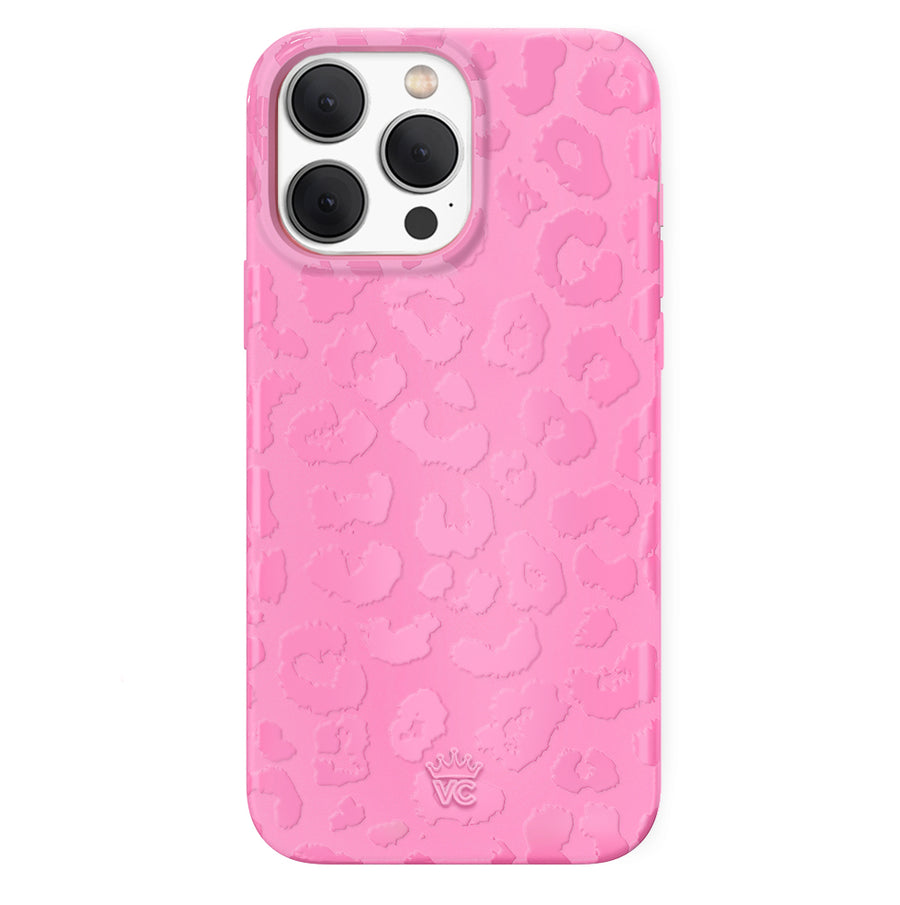 Hot Pink Leopard iPhone Case