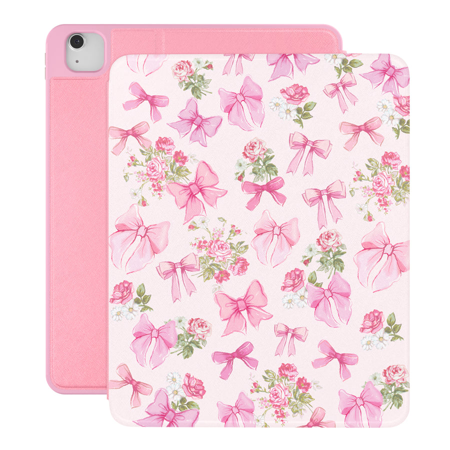 Posie Pink Bow iPad Case