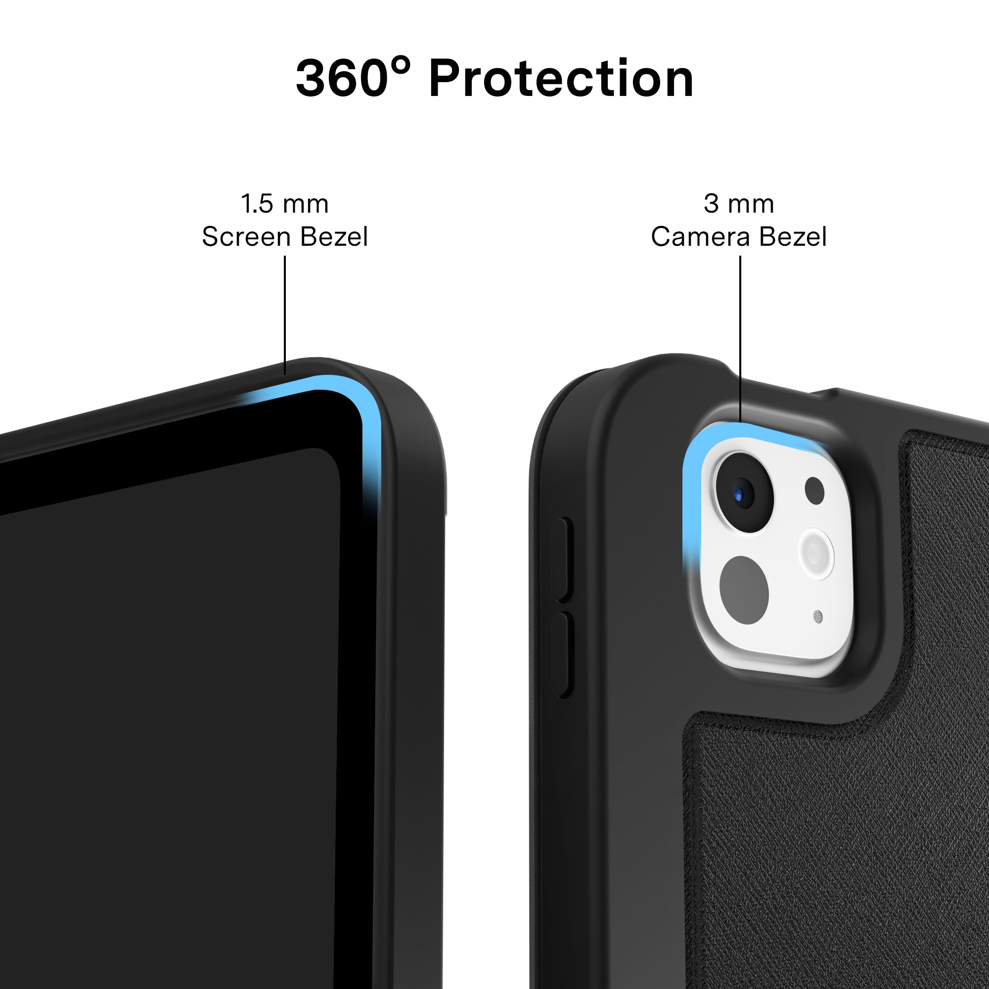 Black Leopard iPad Case