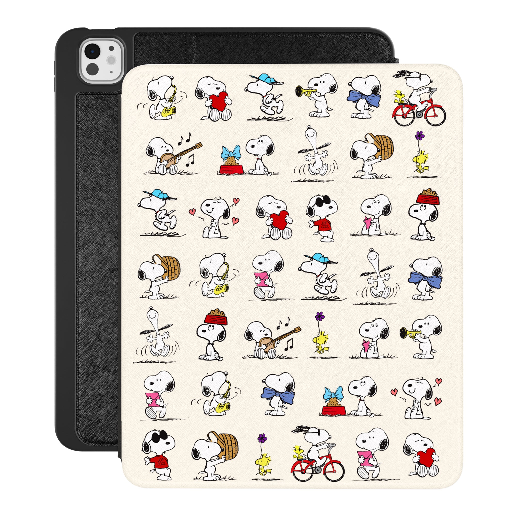 Van Nuys ストライプ iPadケース Snoopy Moods iPad Case