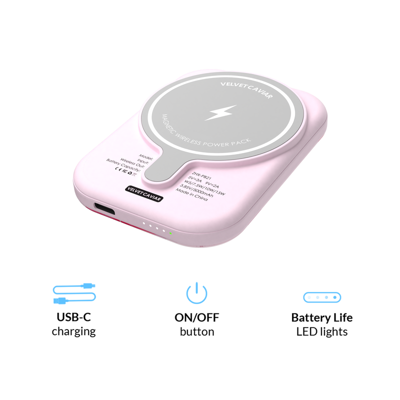 Cherry Blossom MagSafe Battery Power Pack