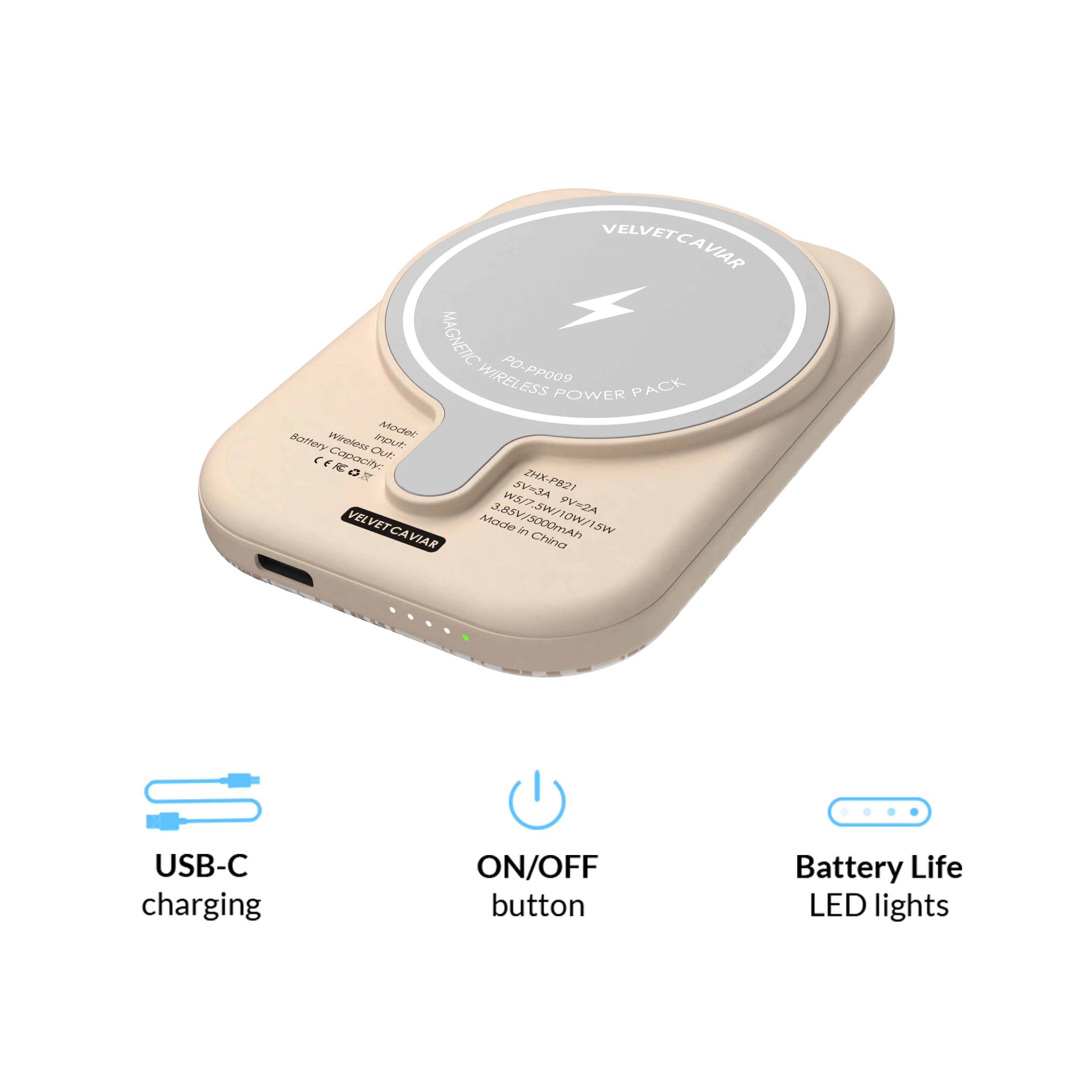VELVET CAVIAR MagSafe Battery Pack - Thumbnail 4