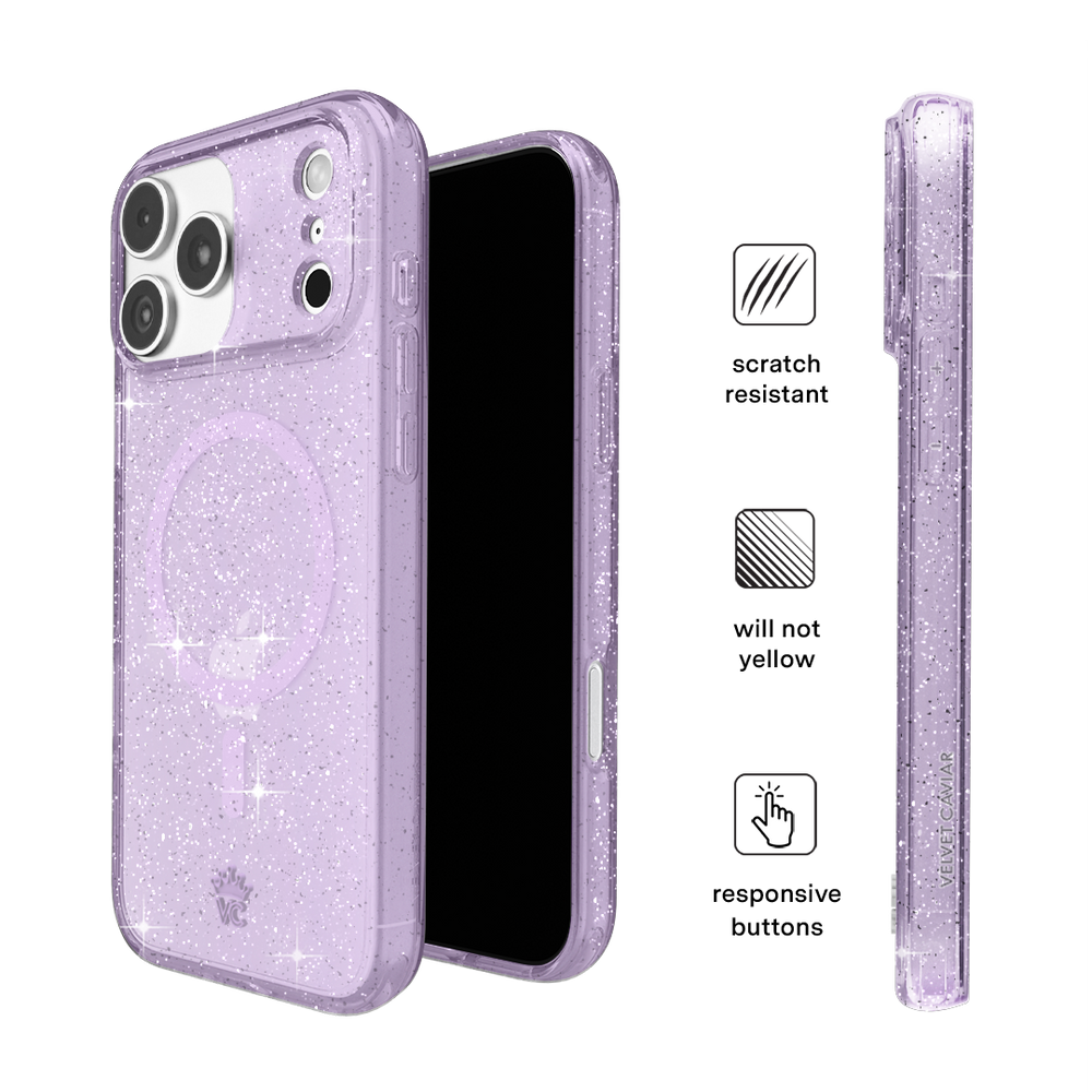 Purple Iphone Se Sparkle Case For IPhone SE Case,iPhone Case,iPhone Case, Cute Clear Glitter