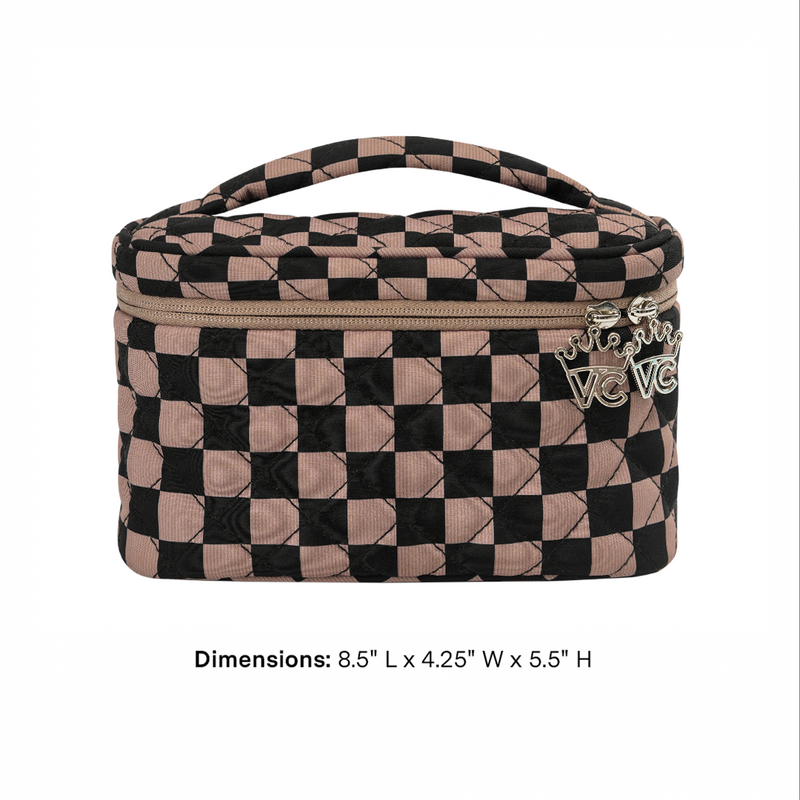 Mocha Vibe Check Vanity Bag