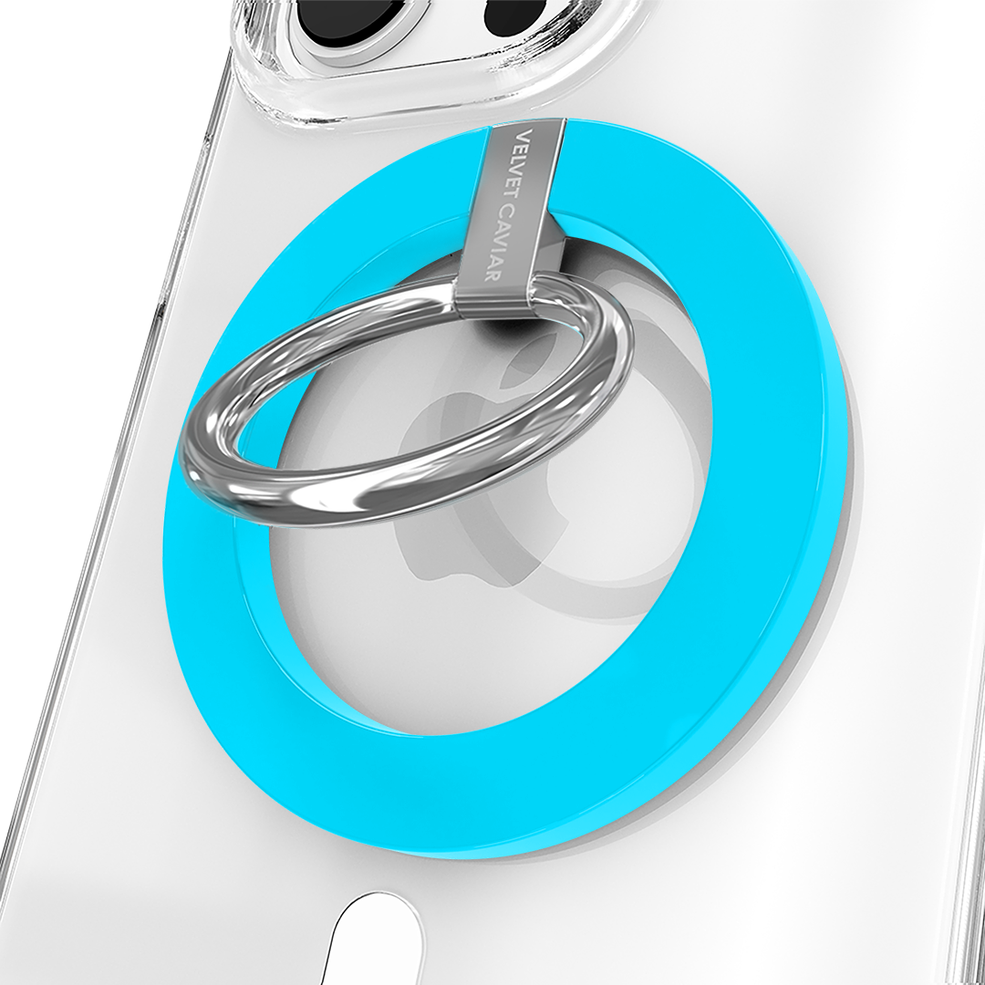 Neon Blue MagSafe Grip Ring - Thumbnail 3