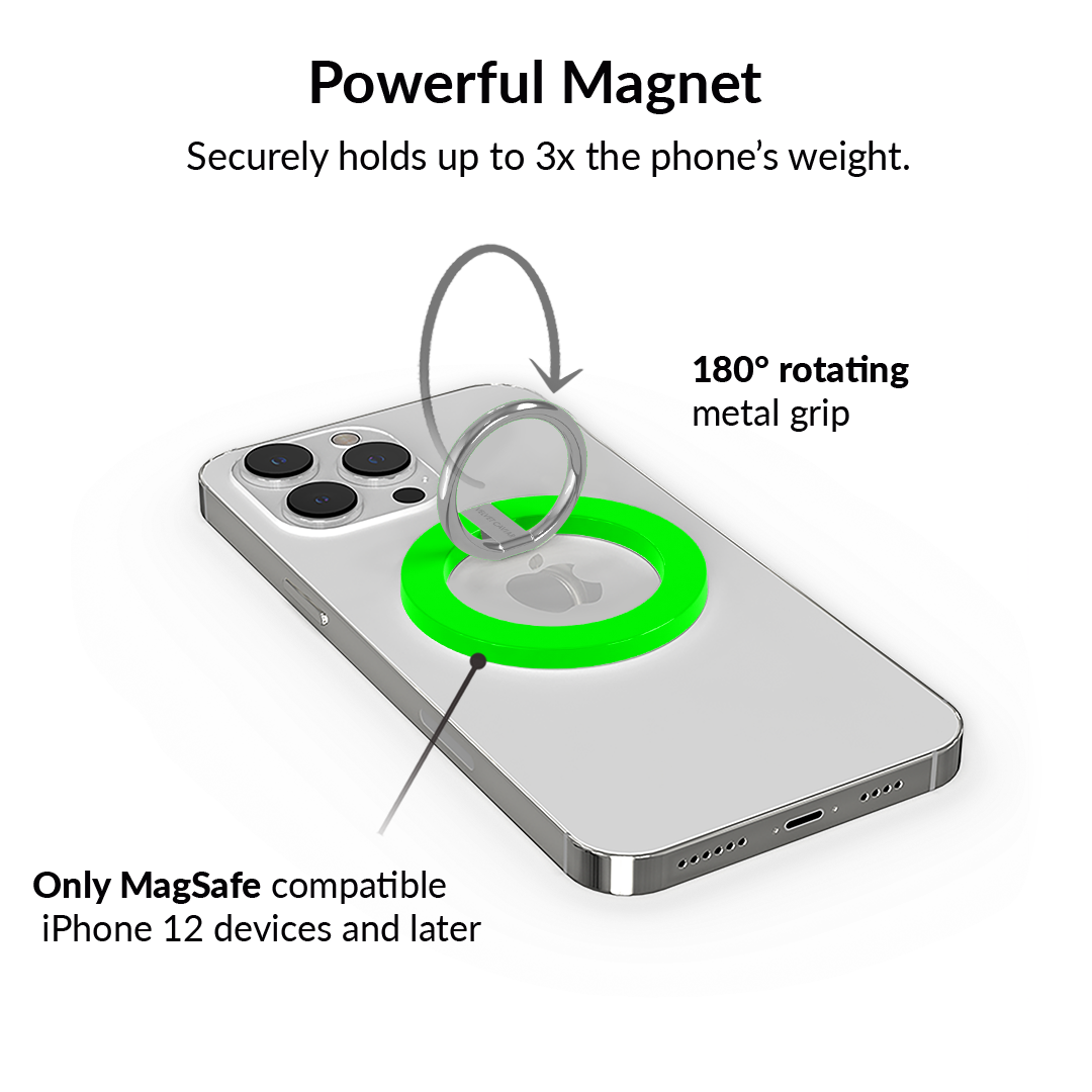 Neon Green MagSafe Grip Ring - Thumbnail 5