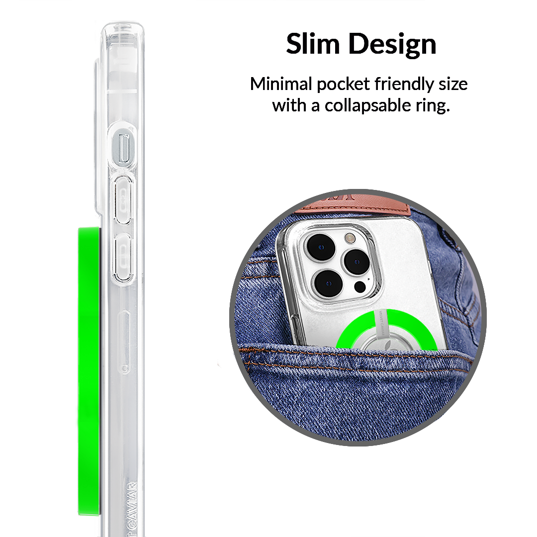 Neon Green MagSafe Grip Ring - Thumbnail 4