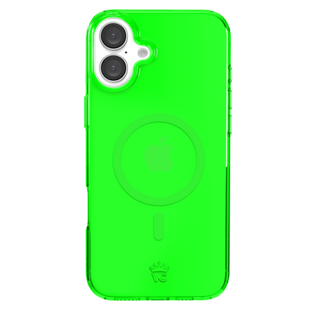 Neon Green Clear iPhone Case