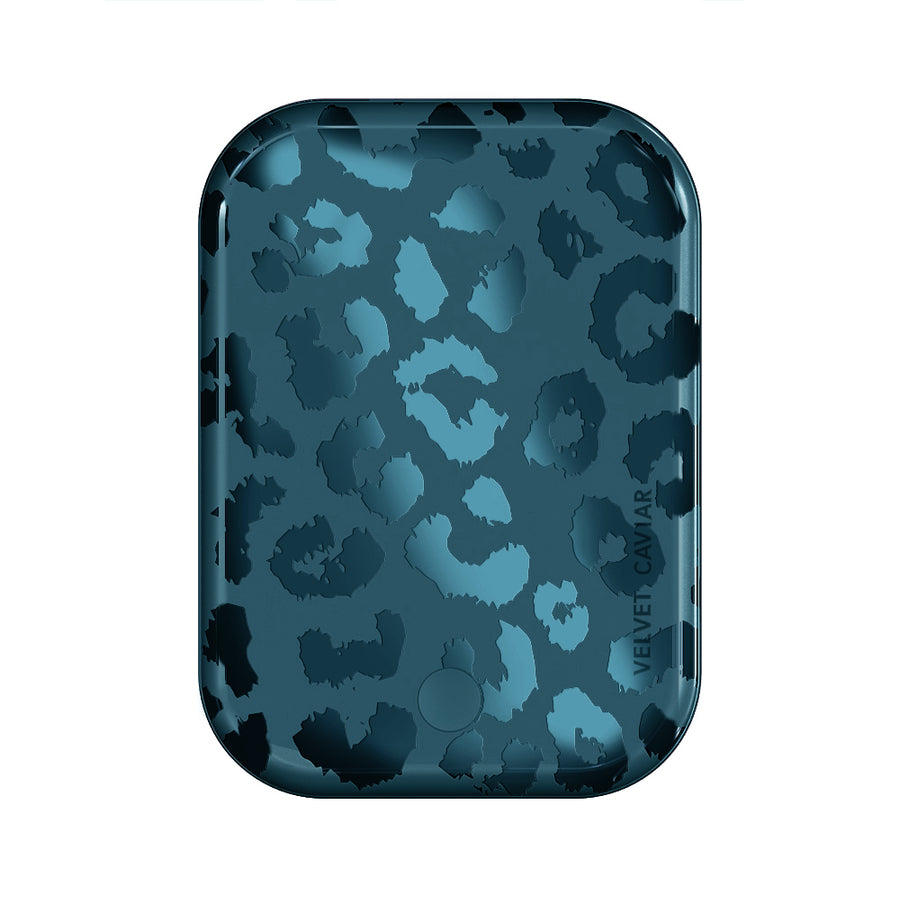 Metallic Navy Leopard MagSafe Battery Power Pack