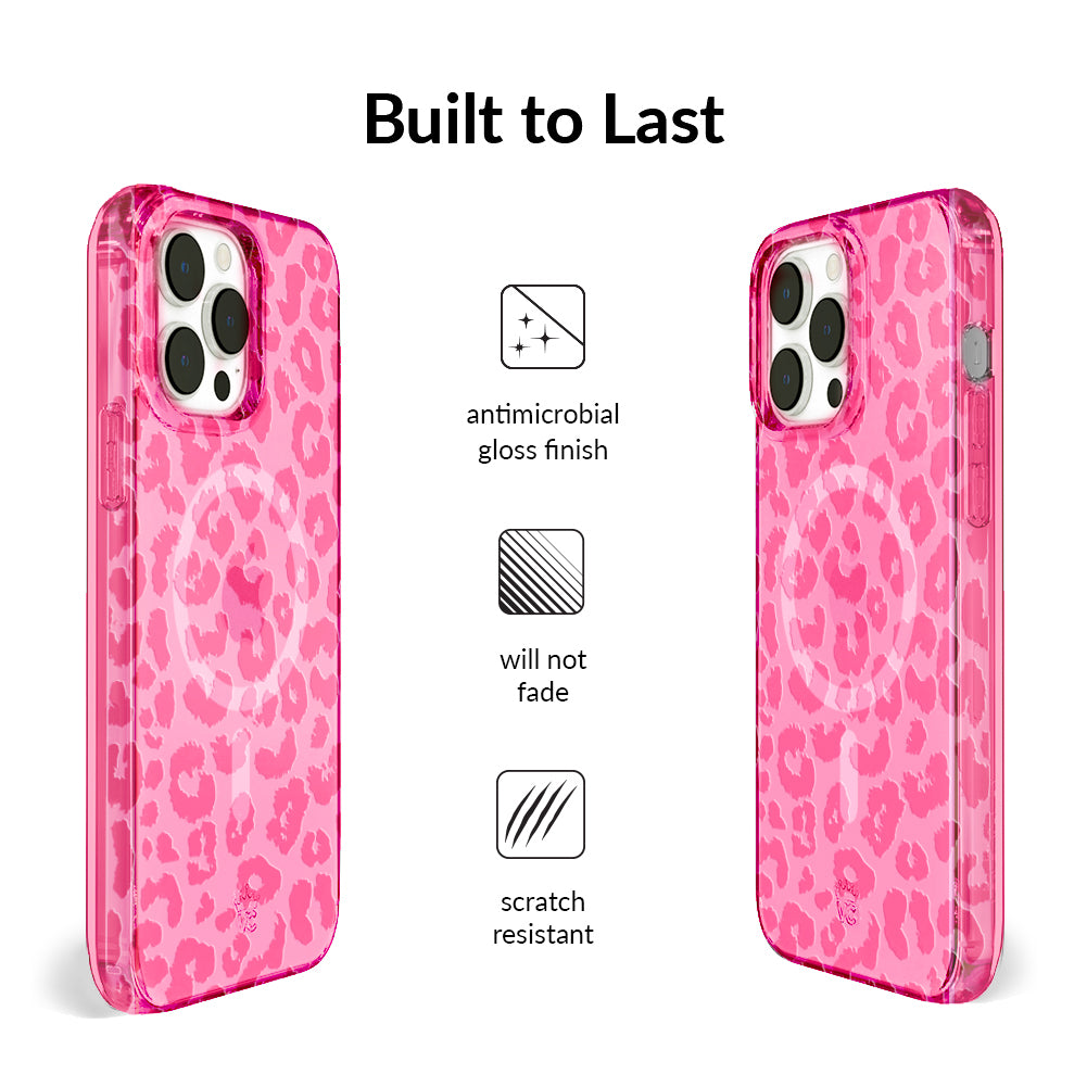 Candy Pink Leopard iPhone Case