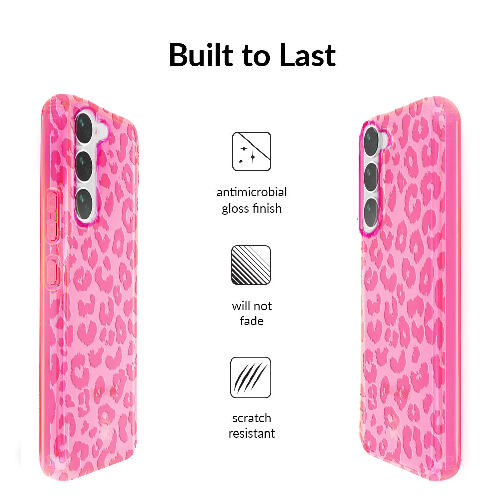 Candy Pink Leopard Samsung Case –