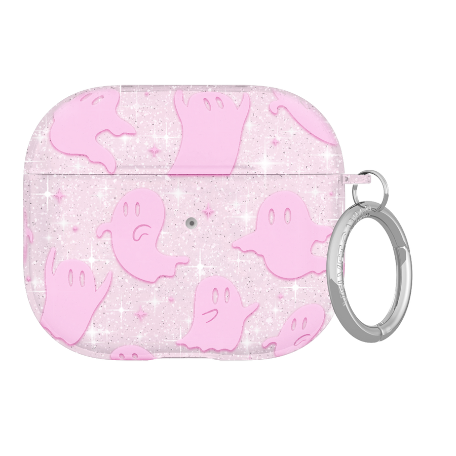 Ghosted Pink Glitter AirPod Case