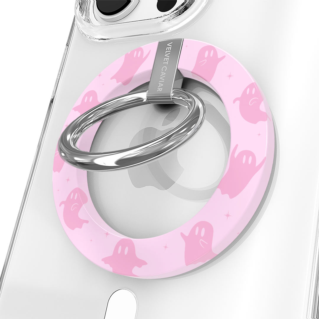 Ghosted Pink Glitter MagSafe Grip Ring