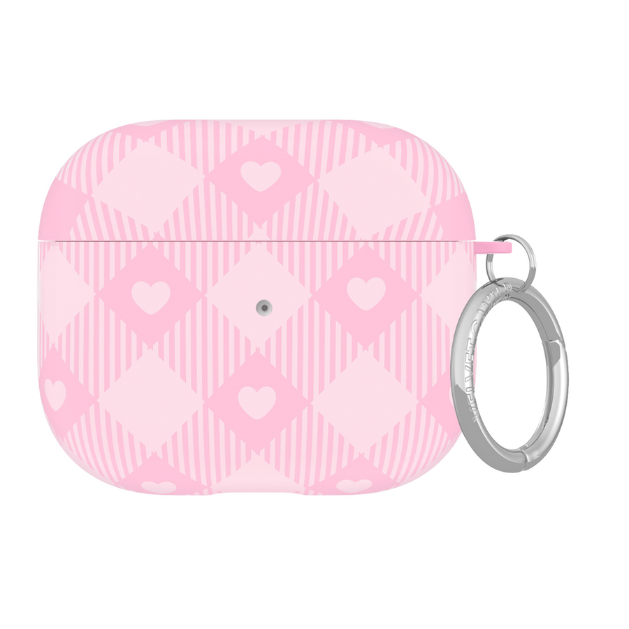 Dolly Pink Gingham AirPod Case