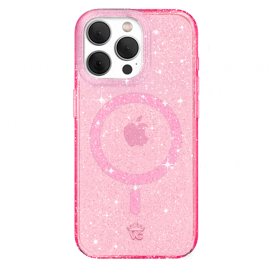 Pink Stardust Glitter iPhone Case