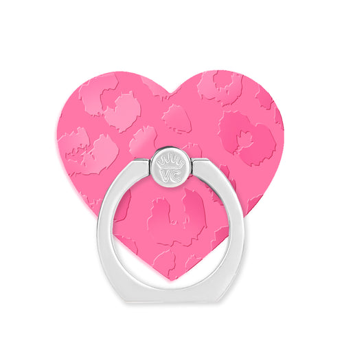Candy Pink Leopard Phone Ring