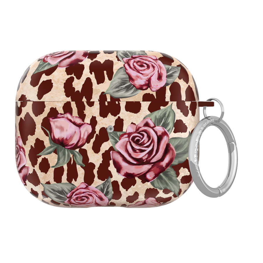 Rosy Leopard AirPod Case