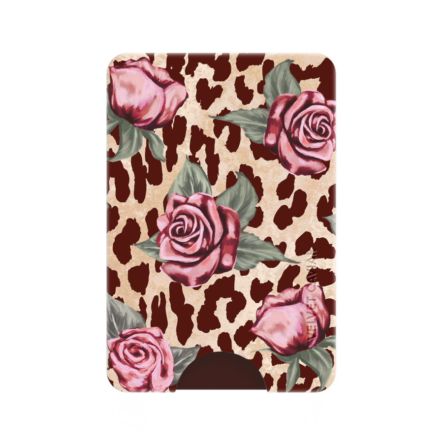 Rosy Leopard MagSafe Wallet