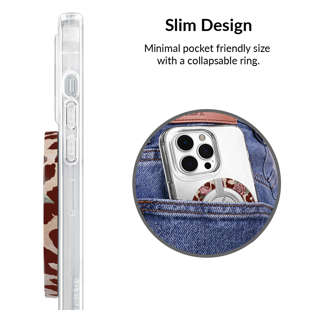 Rosy Leopard MagSafe Grip Ring - Thumbnail 3