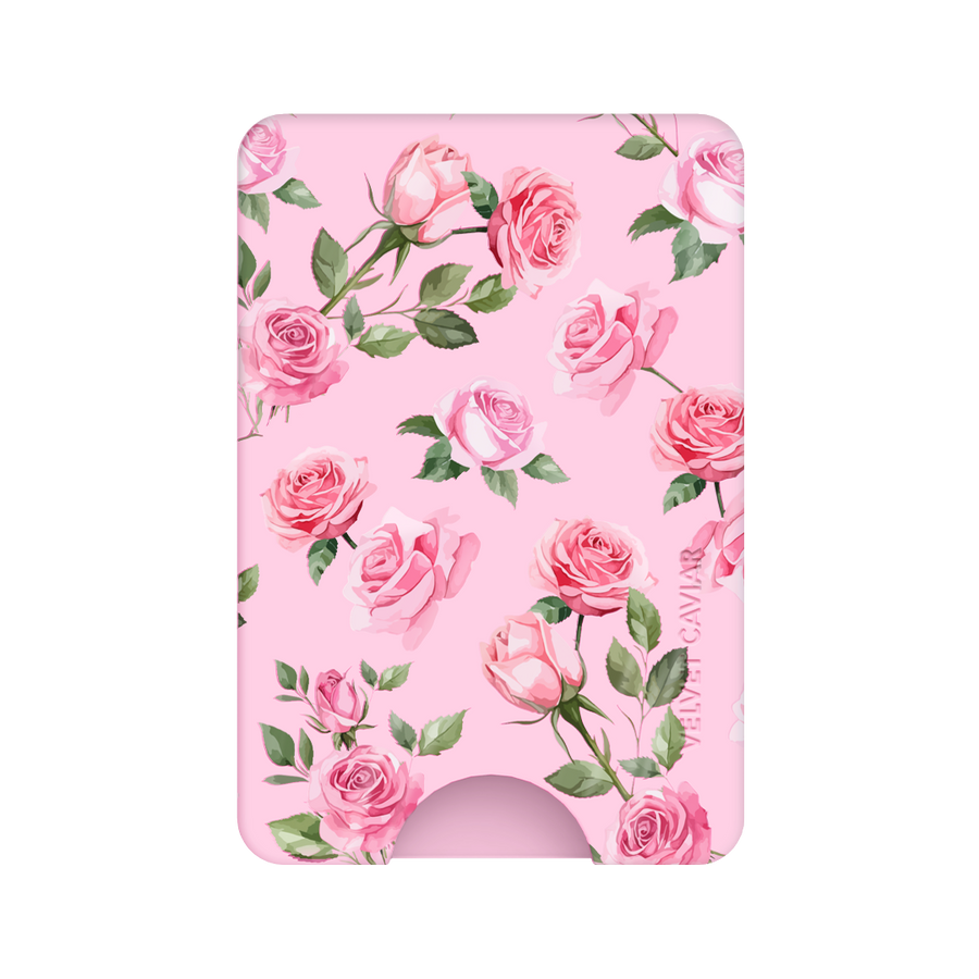 Baby Pink Roses MagSafe Wallet