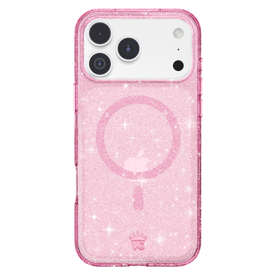 Pink Stardust Glitter iPhone Case