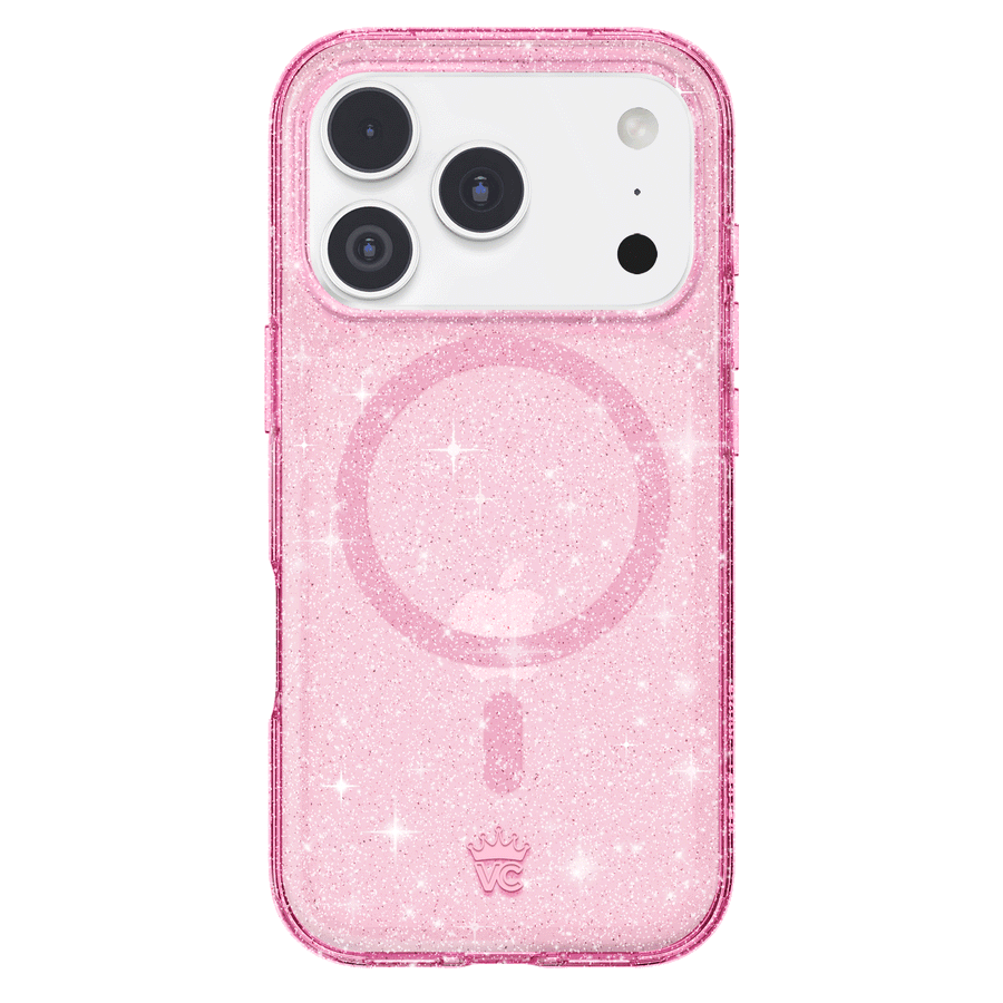 Pink Stardust Glitter iPhone Case