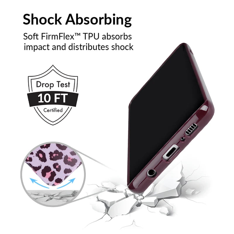 Purrfect Pink Leopard Samsung Case - Thumbnail 5