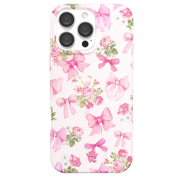 Posie Pink Bow iPhone Case