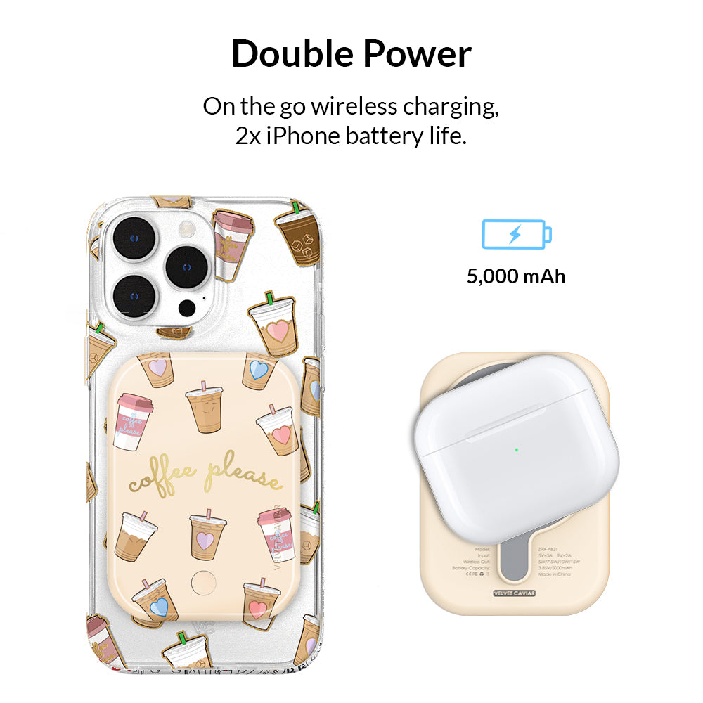 VELVET CAVIAR Coffee Please MagSafe Battery