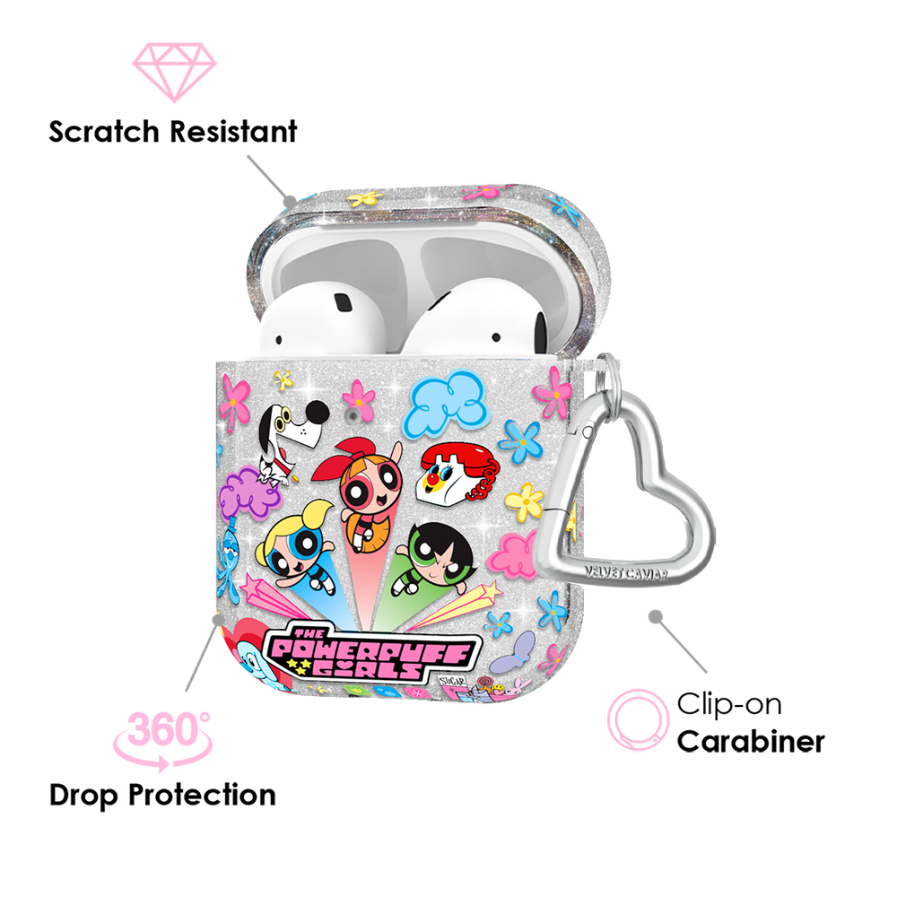The Powerpuff Girls Girl Power Glitter AirPod Case