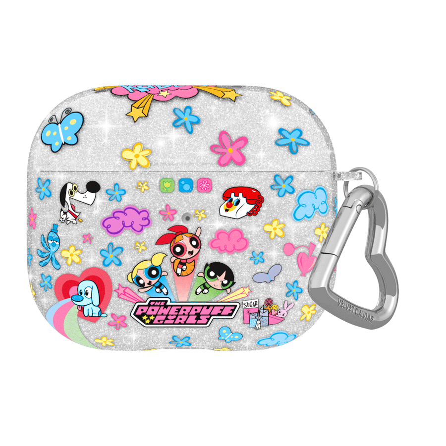 The Powerpuff Girls Girl Power Glitter AirPod Case