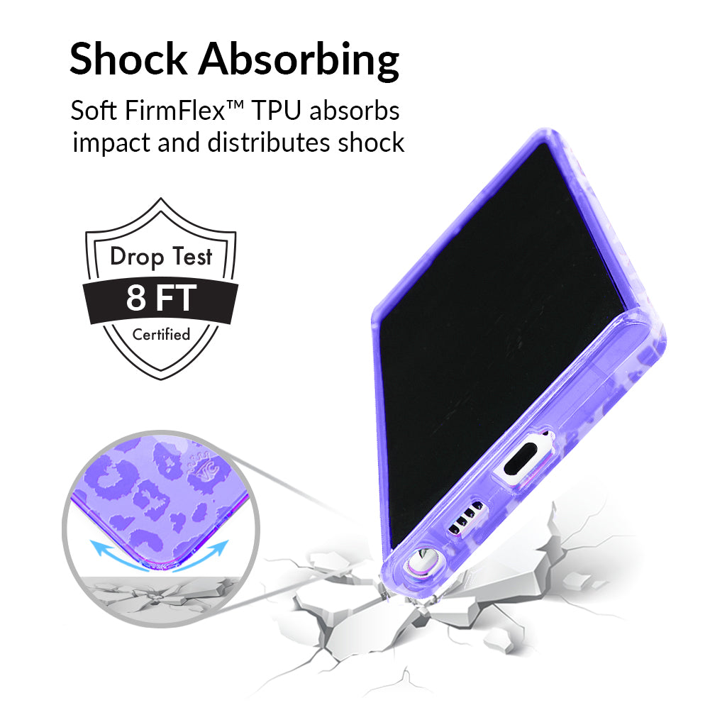 2025年新作アイテムが続々登場 Electric Case Samsung Leopard Purple アクセサリー