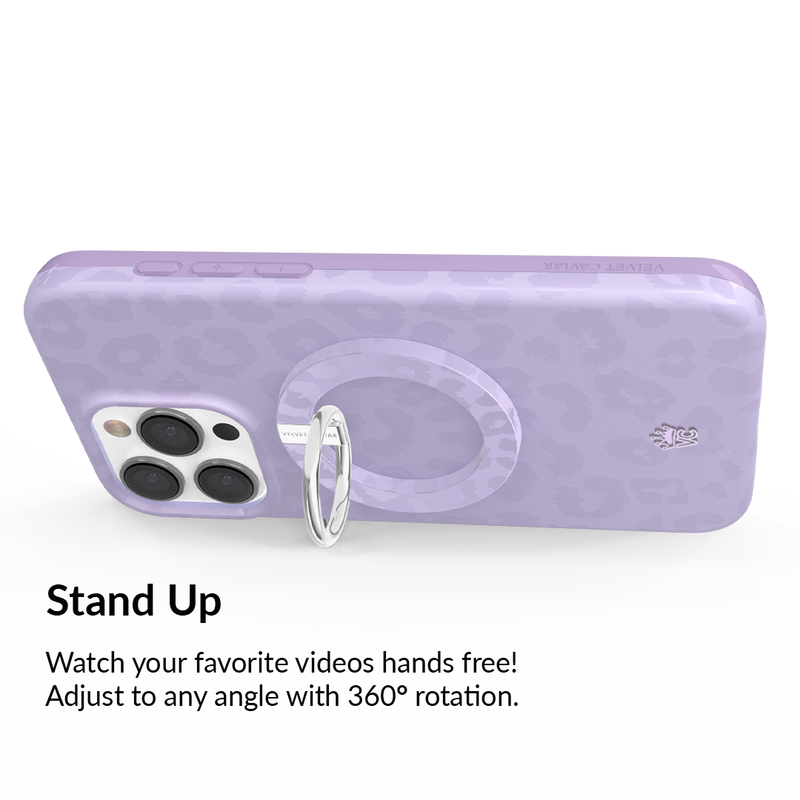 Lilac Leopard MagSafe Grip Ring