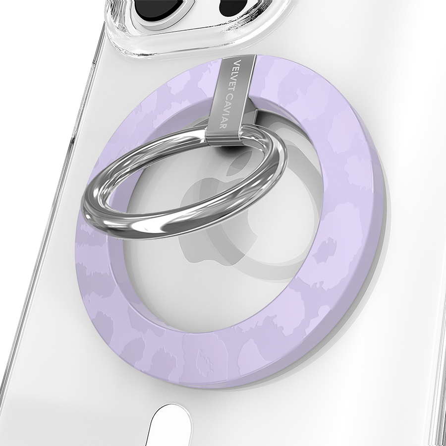 Lilac Leopard MagSafe Grip Ring