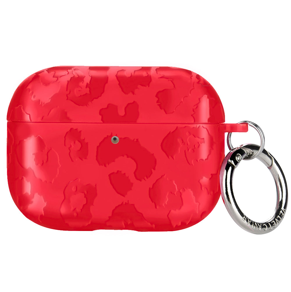 Red Hot Leopard AirPod Case
