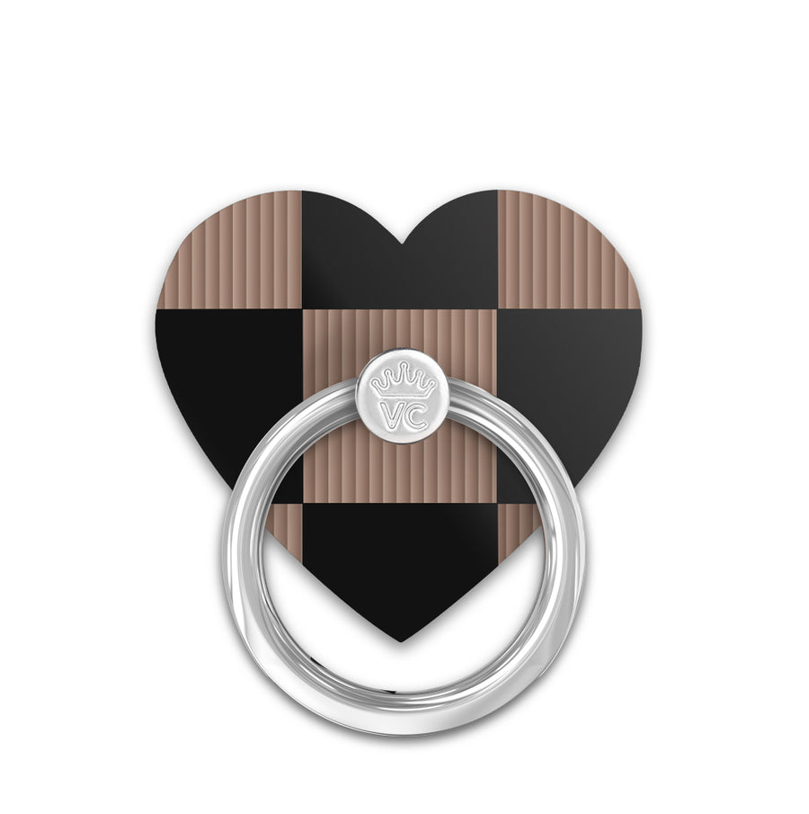 Mocha Vibe Checkered Phone Ring