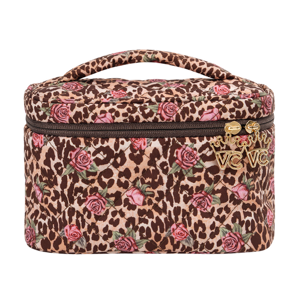 Rosy Leopard Vanity Bag