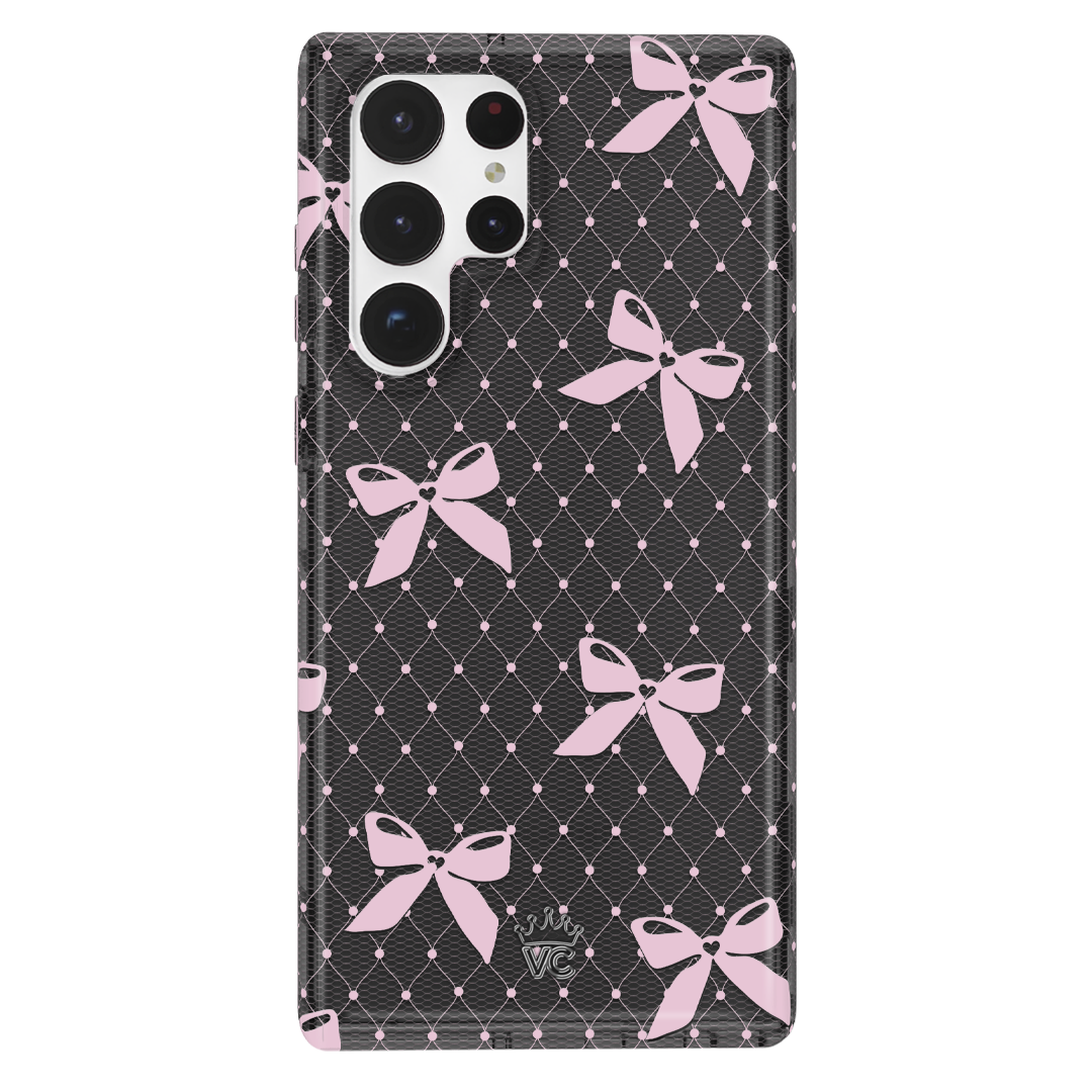 Lacy Pink Bows Samsung Case