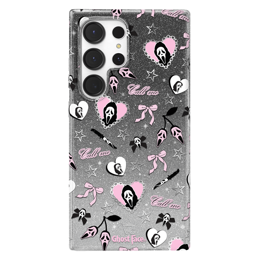 Ghost Face Goth Glitter Samsung Case