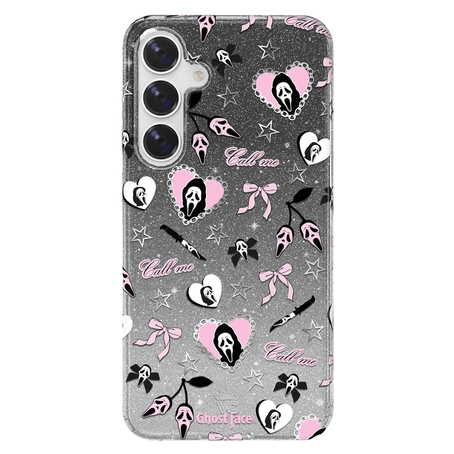 Ghost Face Goth Glitter Samsung Case