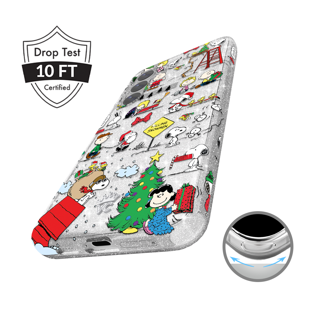 Snoopy Christmas Glitter Samsung Case - Thumbnail 4