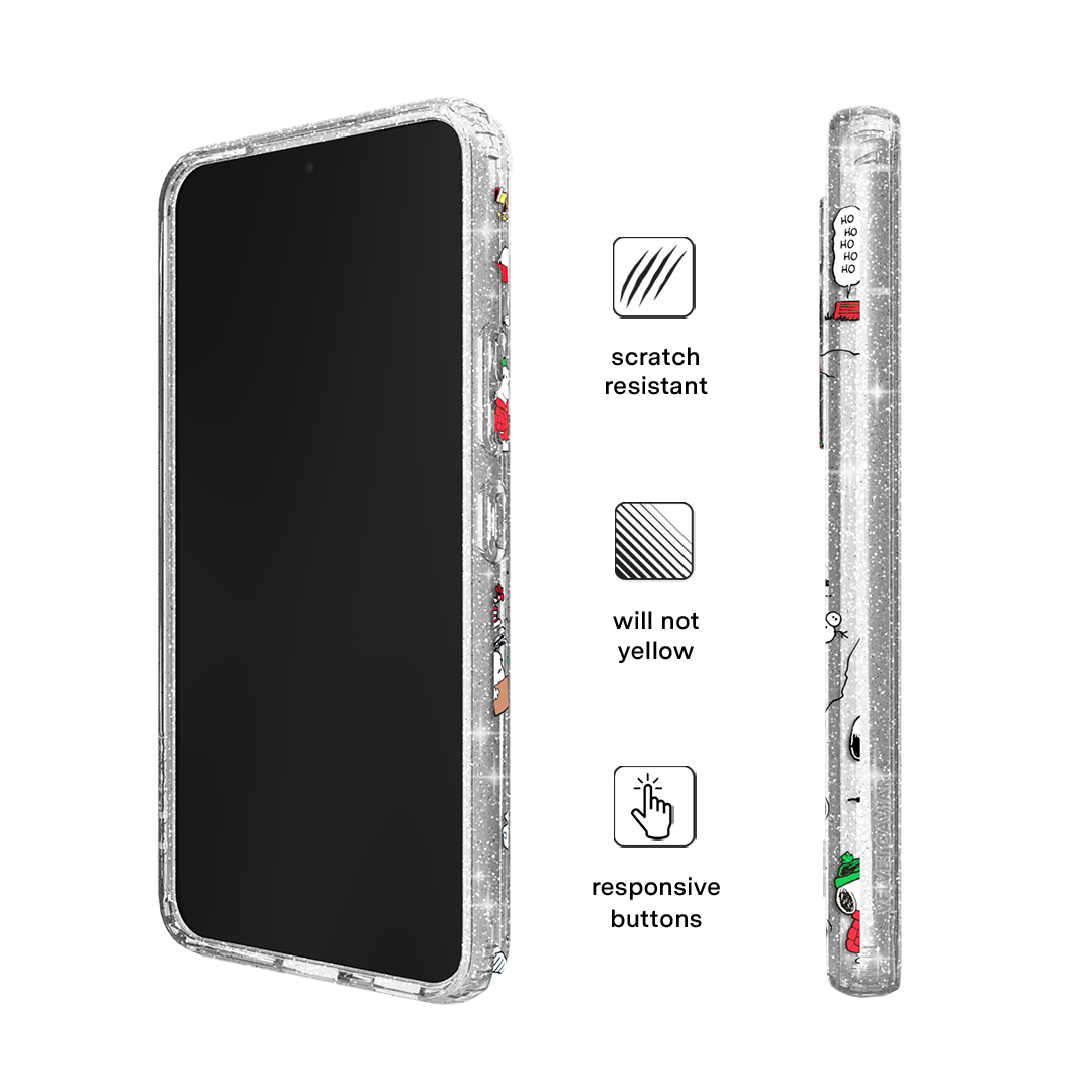 Snoopy Christmas Glitter Samsung Case - Thumbnail 2