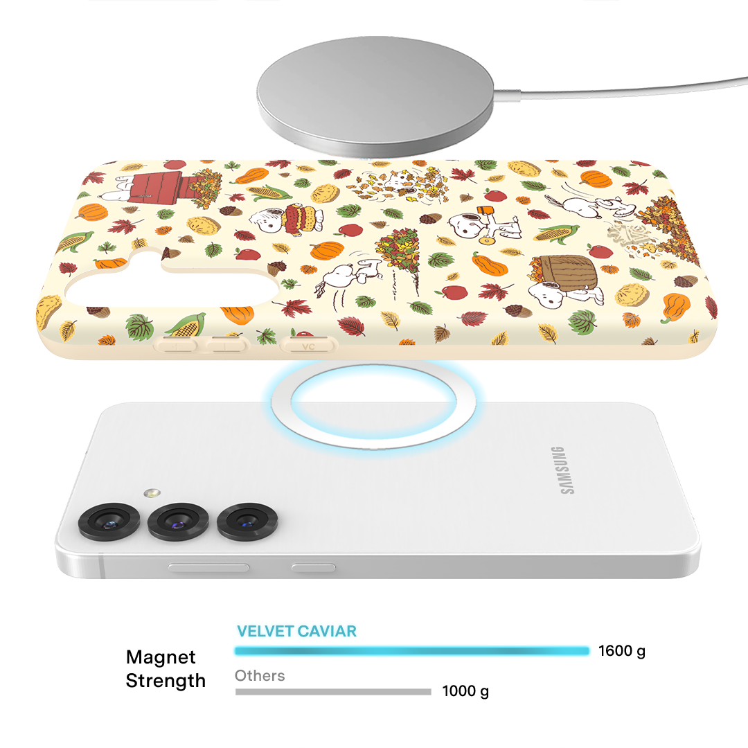 Snoopy Autumn Leaves Samsung Case - Thumbnail 3