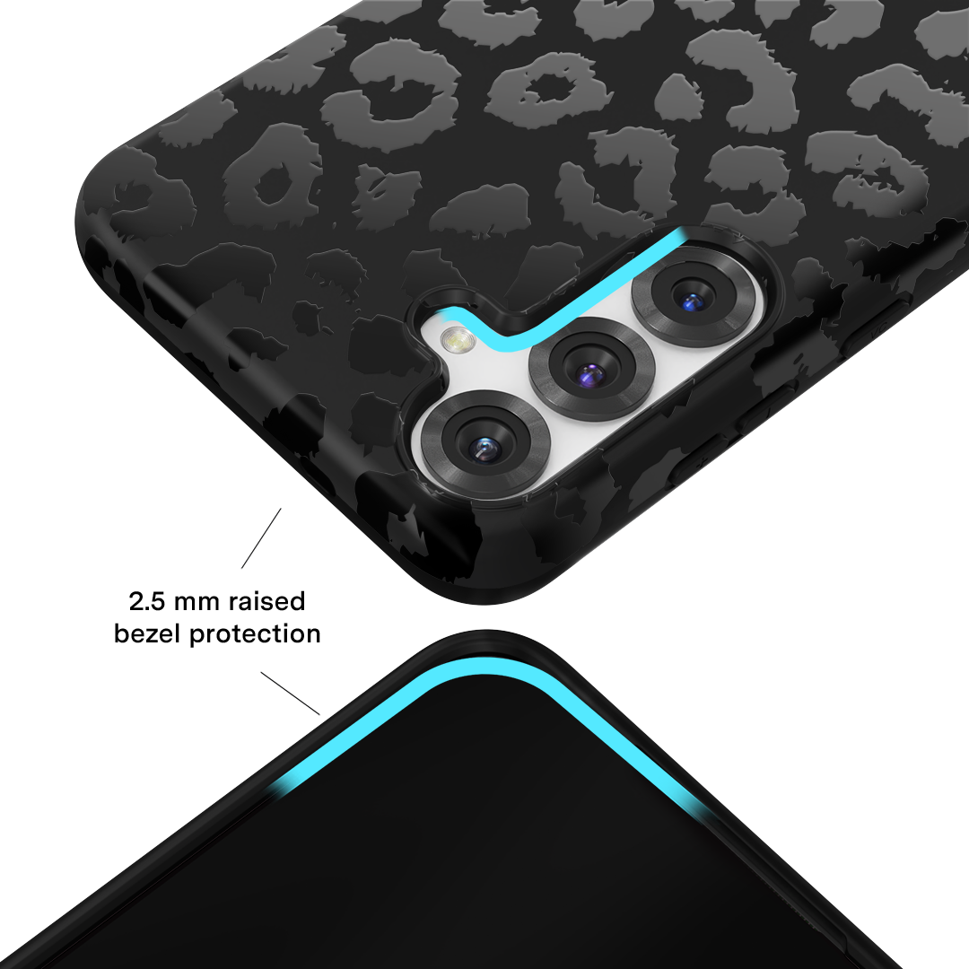 Black Leopard Samsung Case - Thumbnail 4